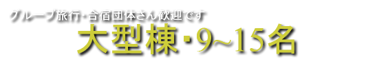 軽井沢の大型コテージ/9人から15人の大人数の旅行でも宿泊・泊まれる大型一戸建てコテージ